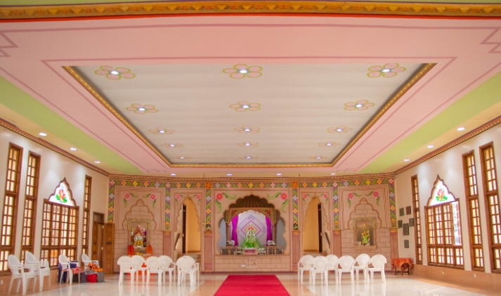 Valand Samaj Temple prayer sanctuary and altar